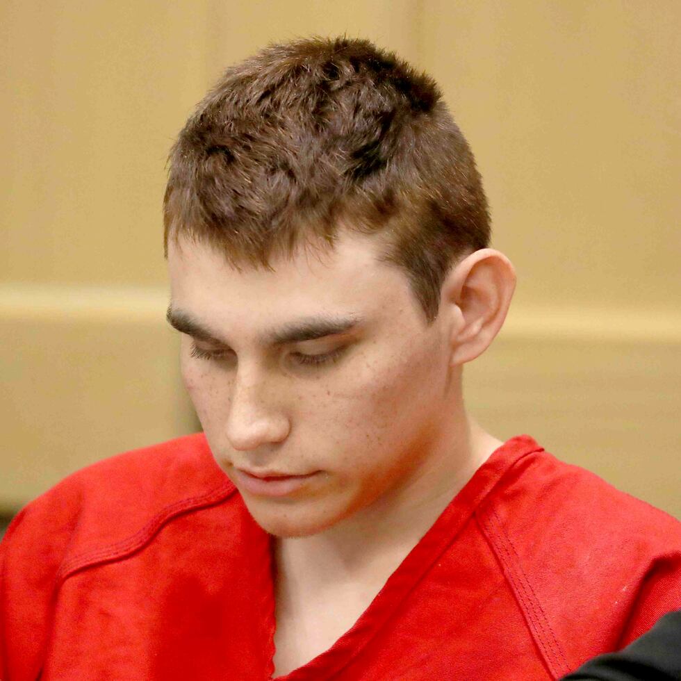 Nikolas Cruz, comparece ante la corte en Fort Lauderdale.