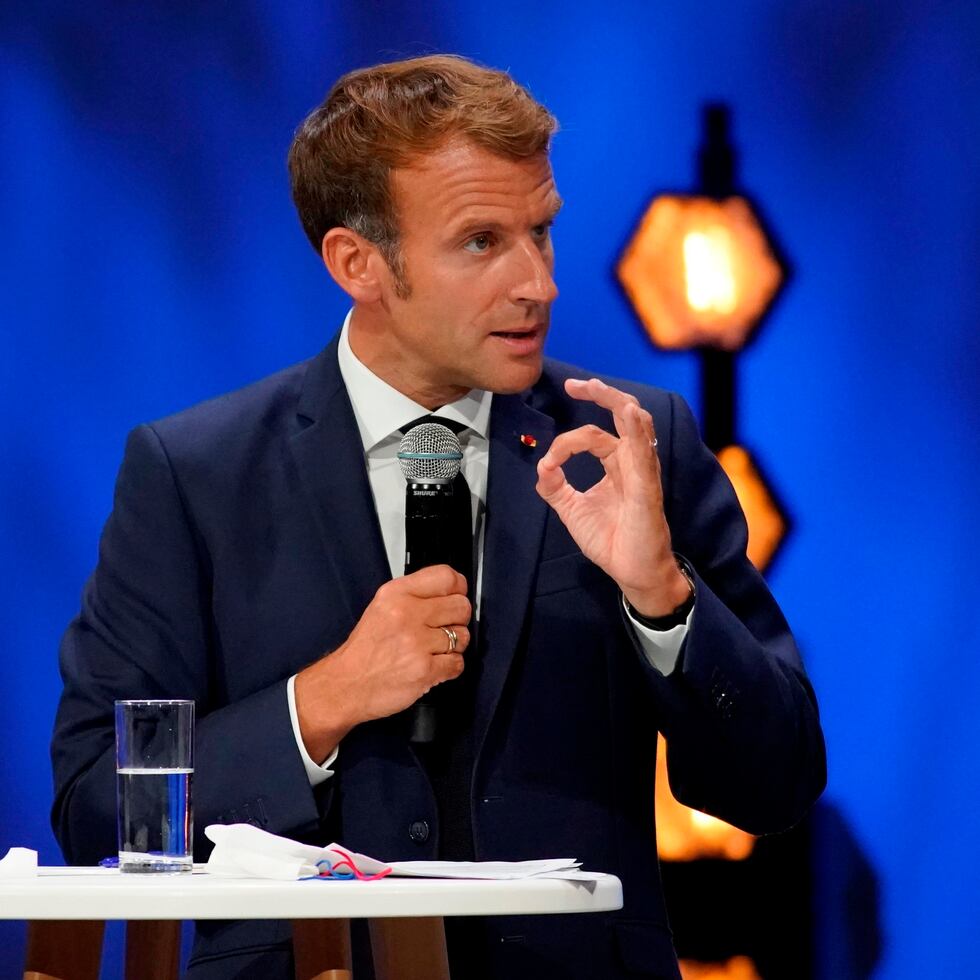 El presidente de Francia, Emmanuel Macron.