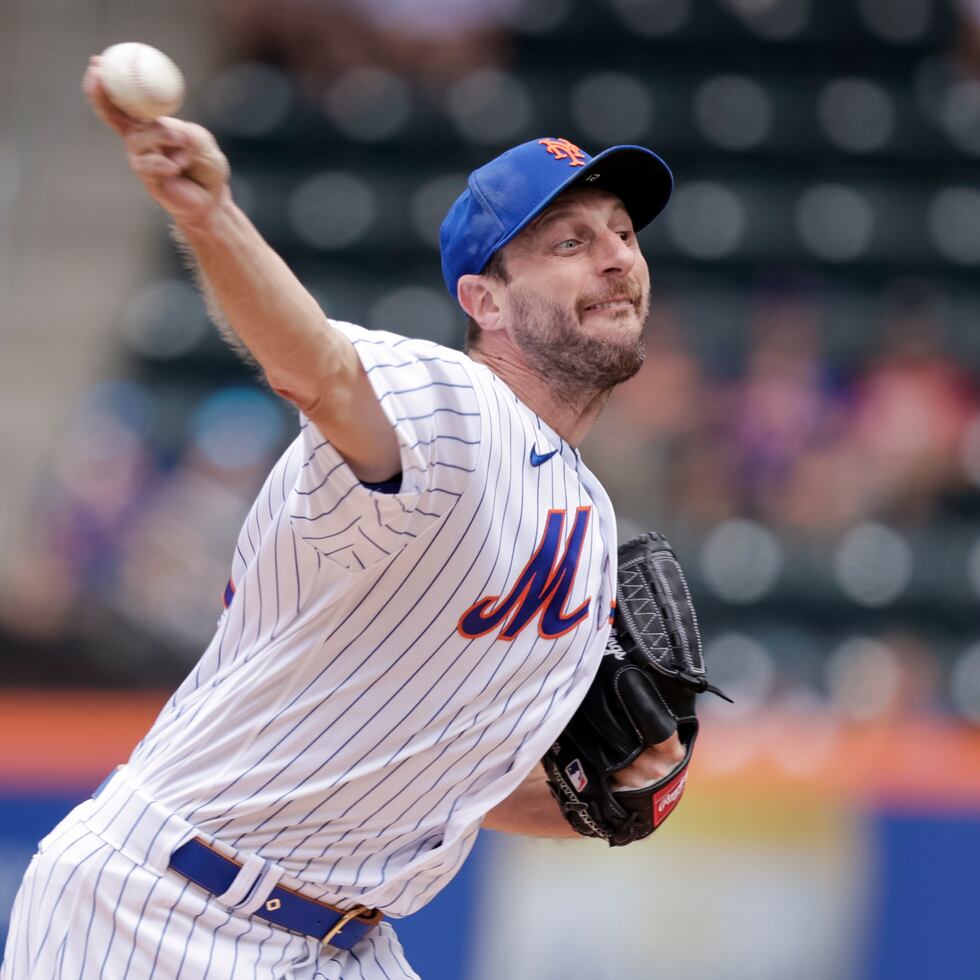 Max Scherzer, de los Mets, lanzó en gran forma el domingo llegando a ponchar a once contrarios, pero perdió ante Colorado 1-0.