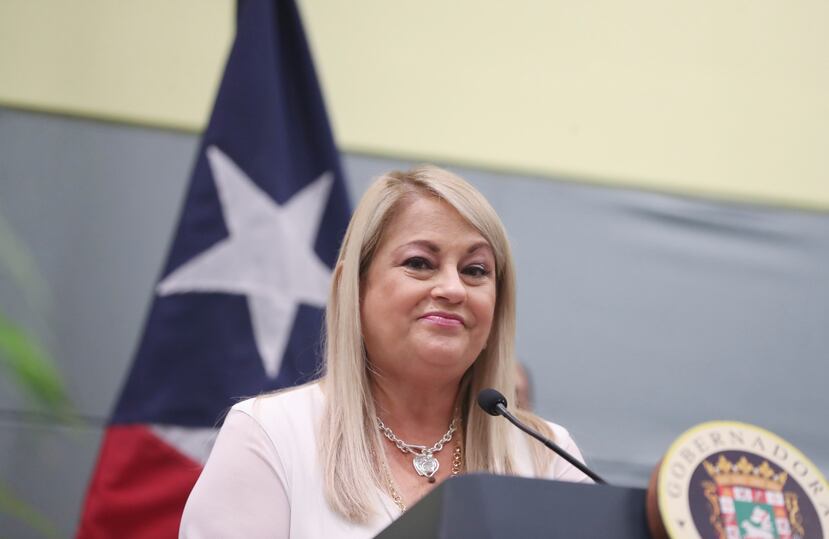 La gobernadora Wanda Vázquez Garced.