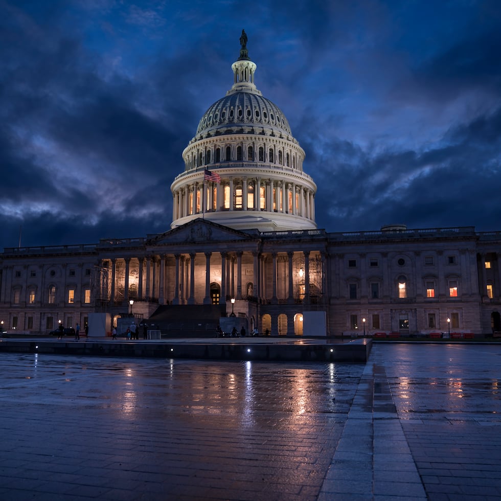 The Capitol is seen in Washington, Friday evening, Nov. 11, 2022.. (AP Photo/J. Scott Applewhite)