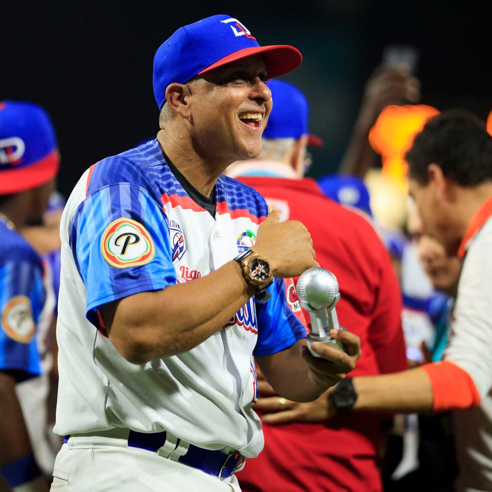 El boricua Lino Rivera viene de ganar la Serie del Caribe en el estadio Hiram Bithorn con los Toros del Este de República Dominicana en febrero de 2020.