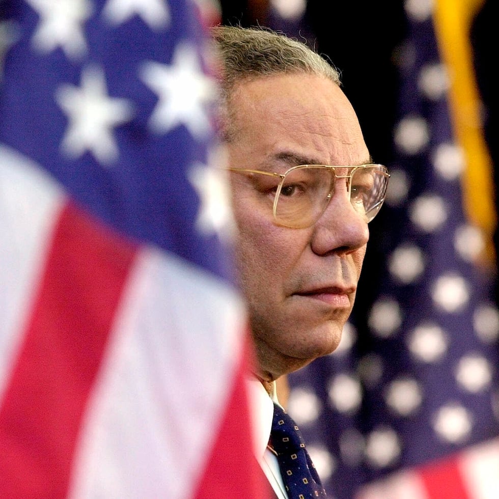 Colin Powell fue el primer secretario de Estado afroamericano de Estados Unidos.