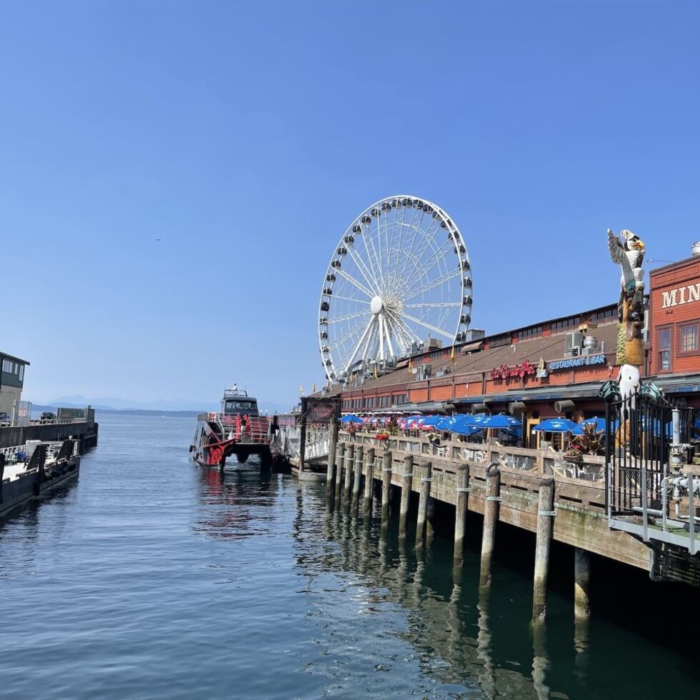 La Gran Rueda de Seattle, en el Frente Portuario.