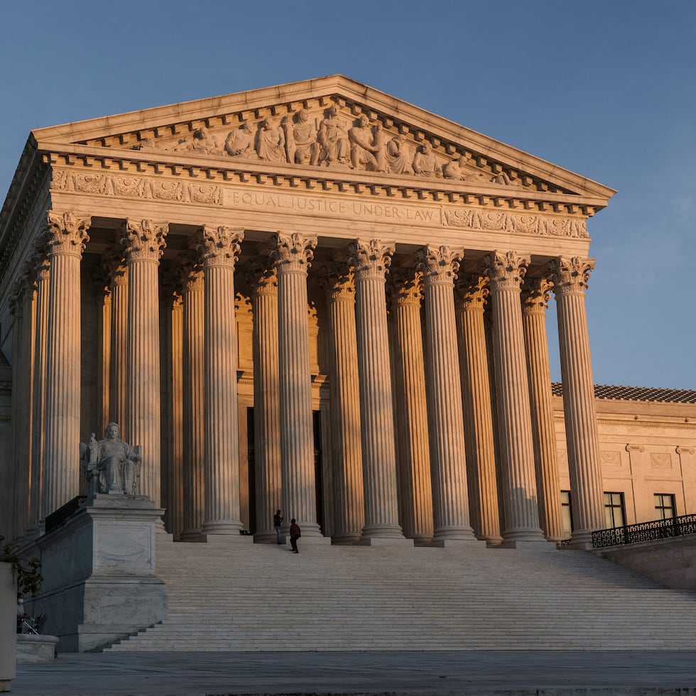 Fachada del Tribunal Supremo de Estados Unidos.