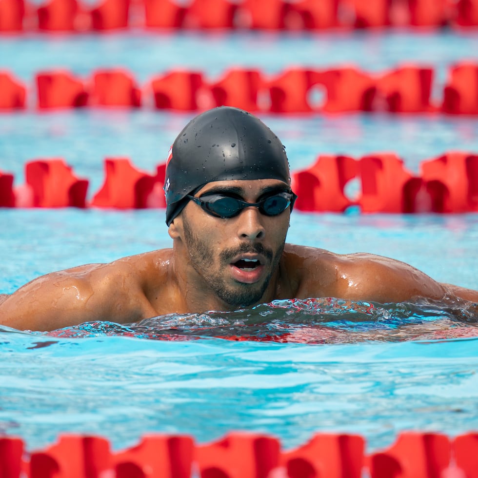 Louis Ortiz verá acción en 50 y 100 metros libres.