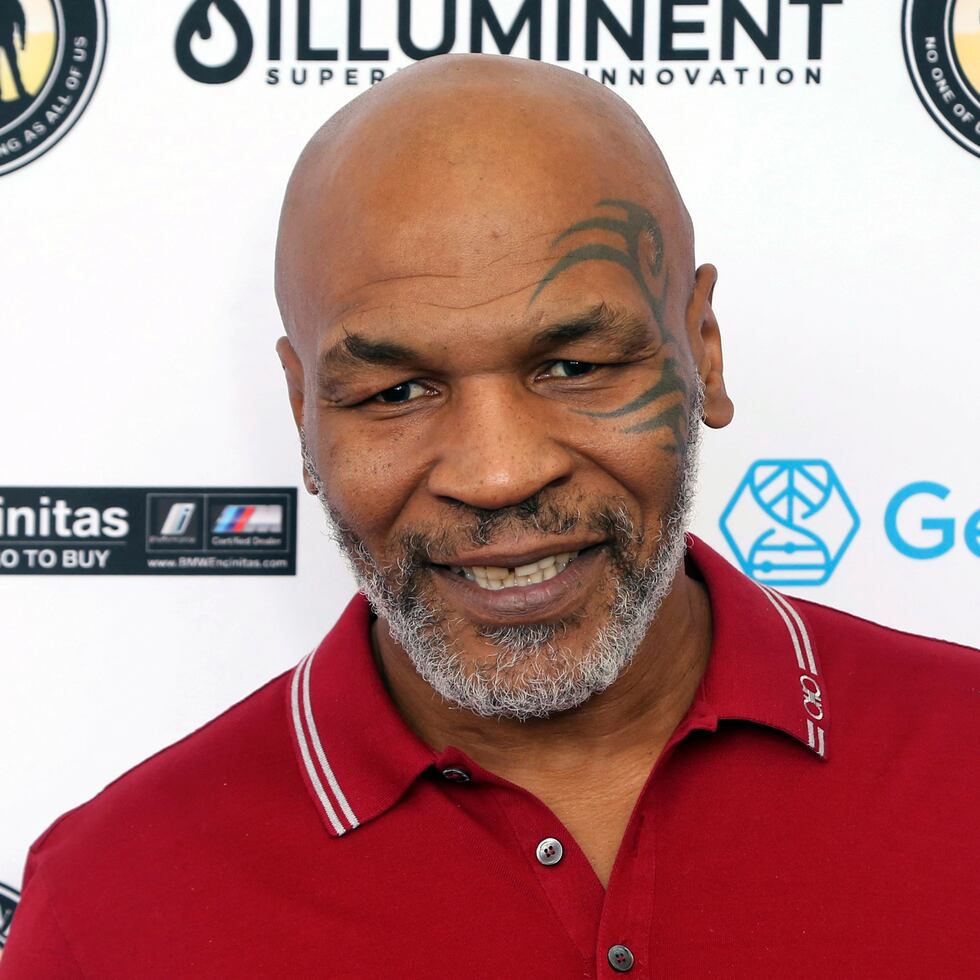 Mike Tyson estaba en San Francisco para el festival anual 420 cannabis en Golden Gate Park.