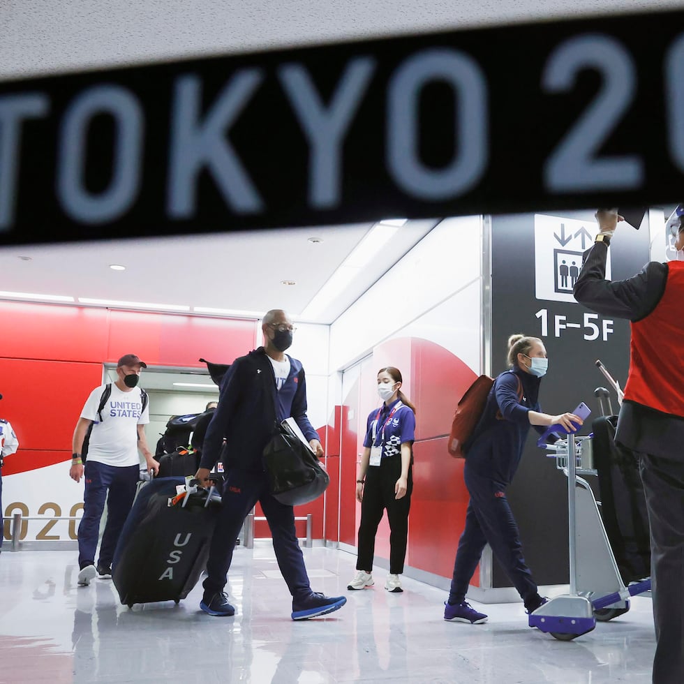 Los deportistas ya comenzaron a llegar a Tokio para las Olimpiadas.