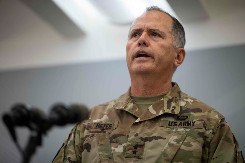 El ayudante general de la Guardia Nacional de Puerto Rico, José Reyes.