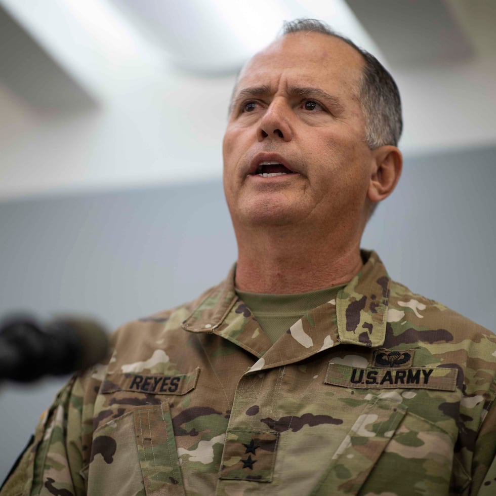 El ayudante general de la Guardia Nacional de Puerto Rico, José Reyes.