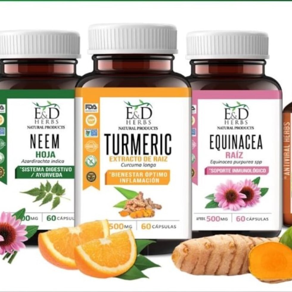 E&D Herbs es una empresa netamente puertorriqueña que ofrece productos naturales, cápsulas y extractos de hierbas.