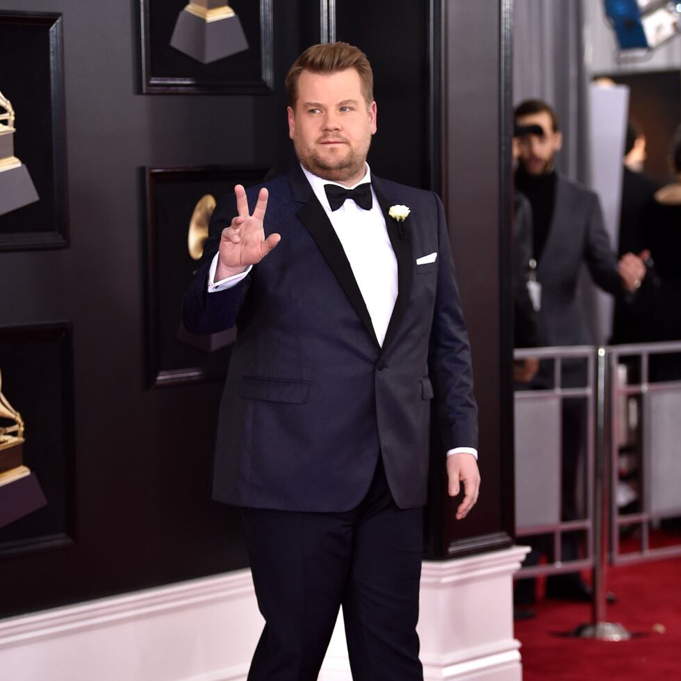 El británico James Corden es presentador del programa de televisión nocturno "Late Late Show" de CBS desde el 2015.  (Foto: AP)