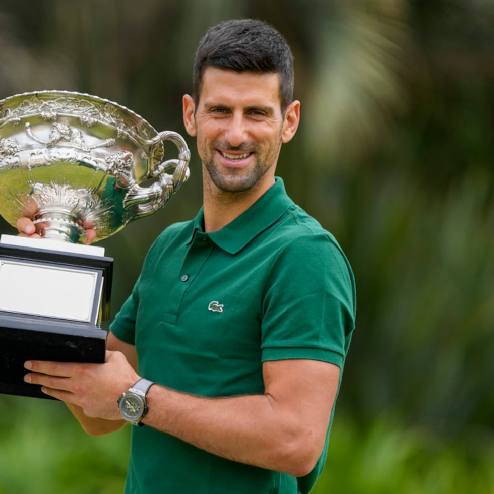 Novak Djokovic (en la foto) reconoció que le afectó cuando Rafael Nadal anunció que el 2024 posiblemente sería su último año.