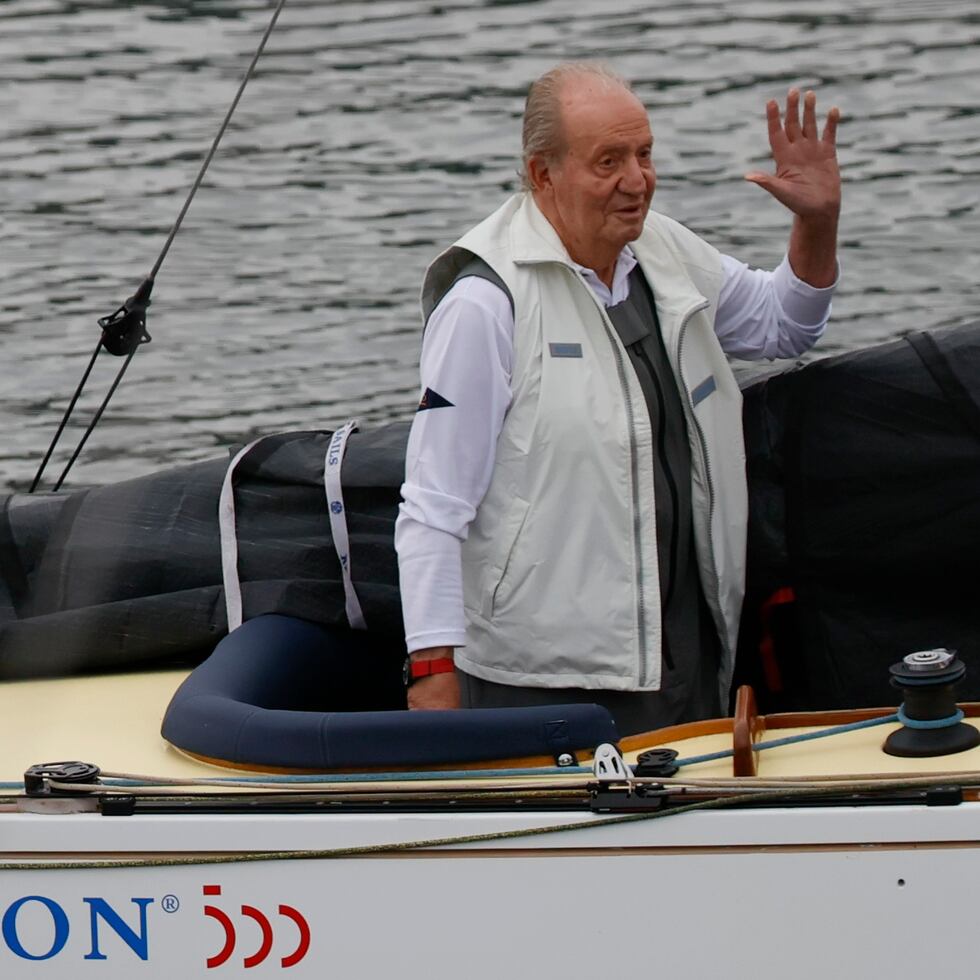 Imagen de archivo del rey emérito Juan Carlos I durante su estancia en España en 2022.