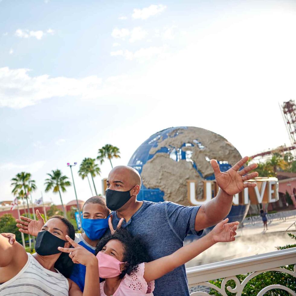 La eliminación de mascarillas en la entrada de los parques de Universal Orlando es efectiva, hoy, sábado, 15 de mayo. (Foto: Suministrada Universal)