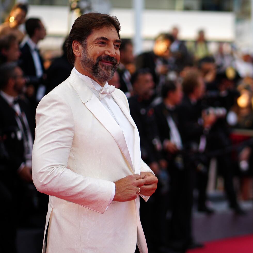 Javier Bardem acudió a la ceremonia de clausura de la edición 75 del Festival de Cine de Cannes, Francia el 28 de mayo de 2022.