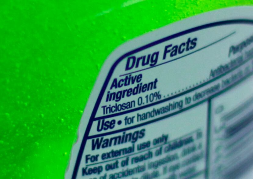 El Triclosan es uno de los químicos que ya no se podrá usar en los jabones antibacteriales.