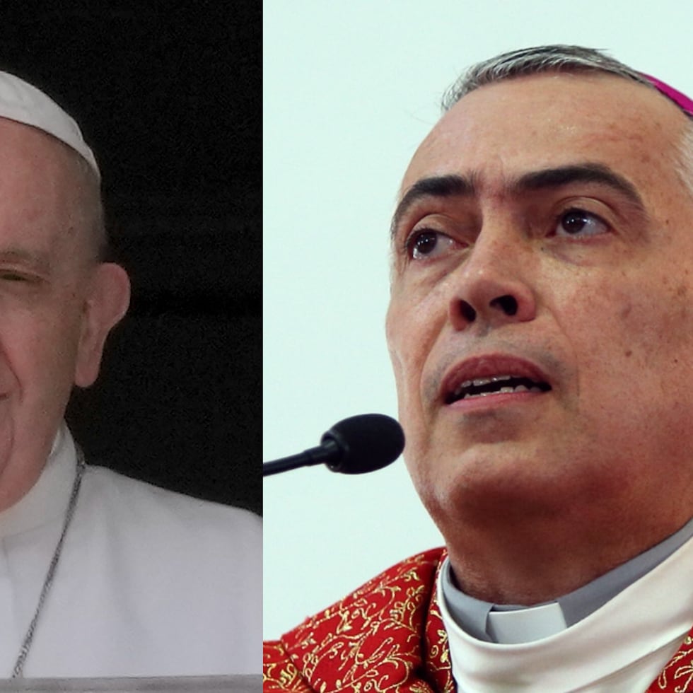 El papa Francisco y el destituido obispo Daniel Fernández.