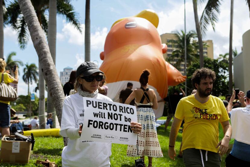 A la actividad llegaron boricuas de distintas ciudades de la Florida, algunos desplazados por el huracán María.