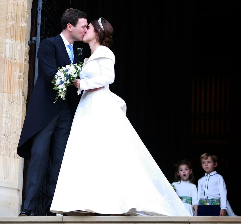 La princesa Eugenie y Jack Brooksbank se convirtieron en padres de un niño el pasado jueves. (Foto: Archivo)