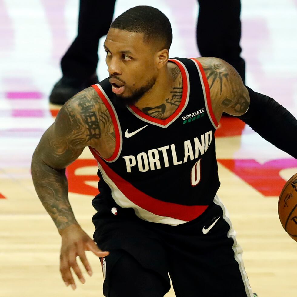 Damian Lillard ha jugado sus 10 temporadas en la NBA con los Blazers de Portland.