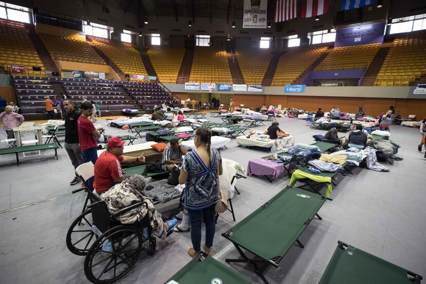 El Palacio de Recreación y Deportes en Mayagüez tiene sobre 190 refugiados.