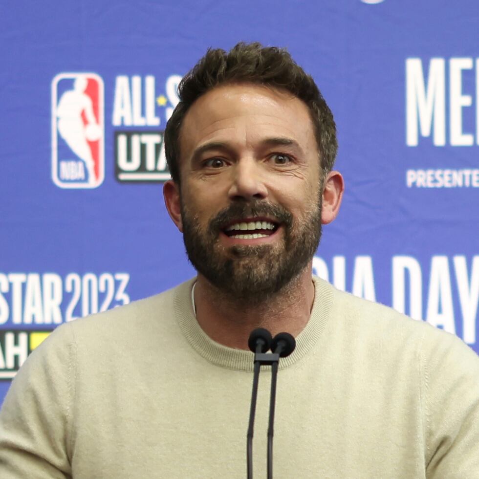 El actor, escritor y director Ben Affleck viajó a Salt Lake City, Utah, para promover su filme 'Air' durante el fin de semana del Juego de Estrellas de la NBA.