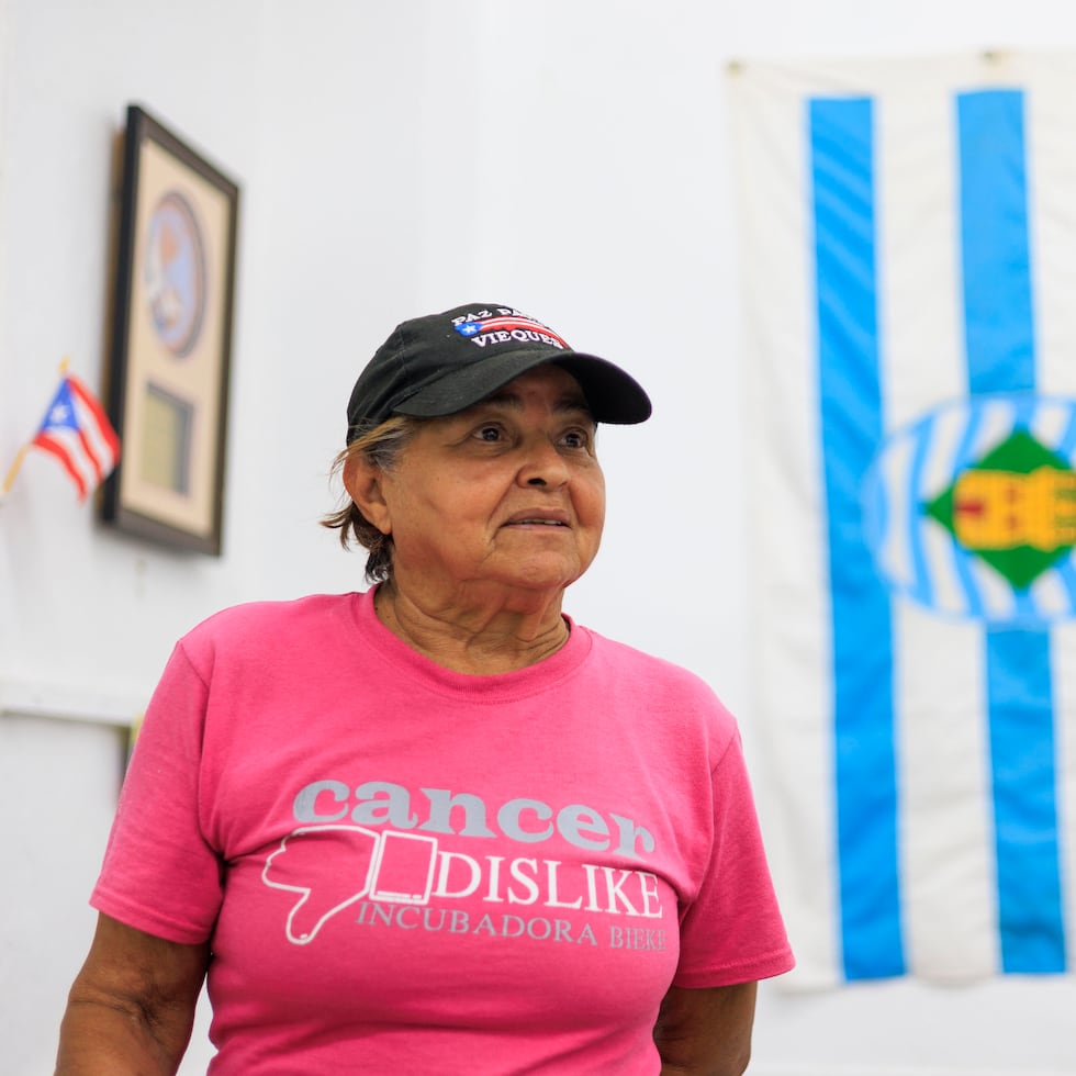 Natural de Vega Alta, Nilda Medina llegó a Vieques hace 40 años. (Ramón “Tonito” Zayas)