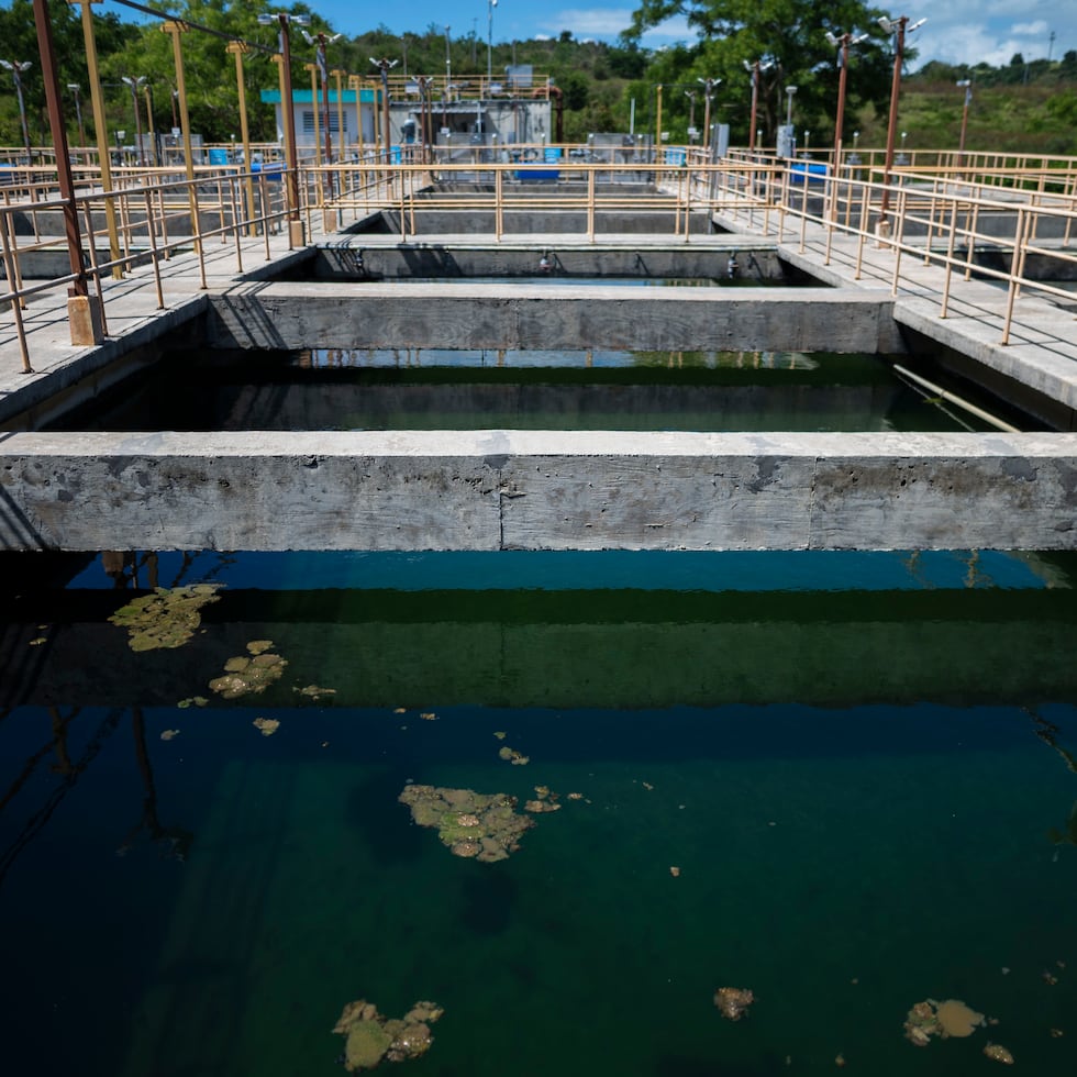 La Planta de Recogido de Aguas Crudas de Loiza Valley, instalación de la Autoridad de Acueductos y Alcantarillados (AAA) afectada por la sequía.