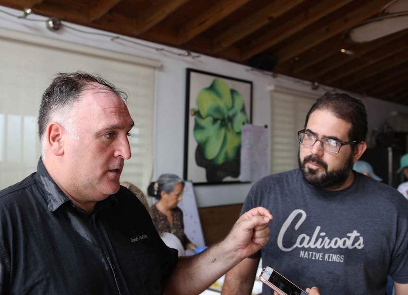 Los chefs José Andrés y José Enrique. (Alex Rafael Román)