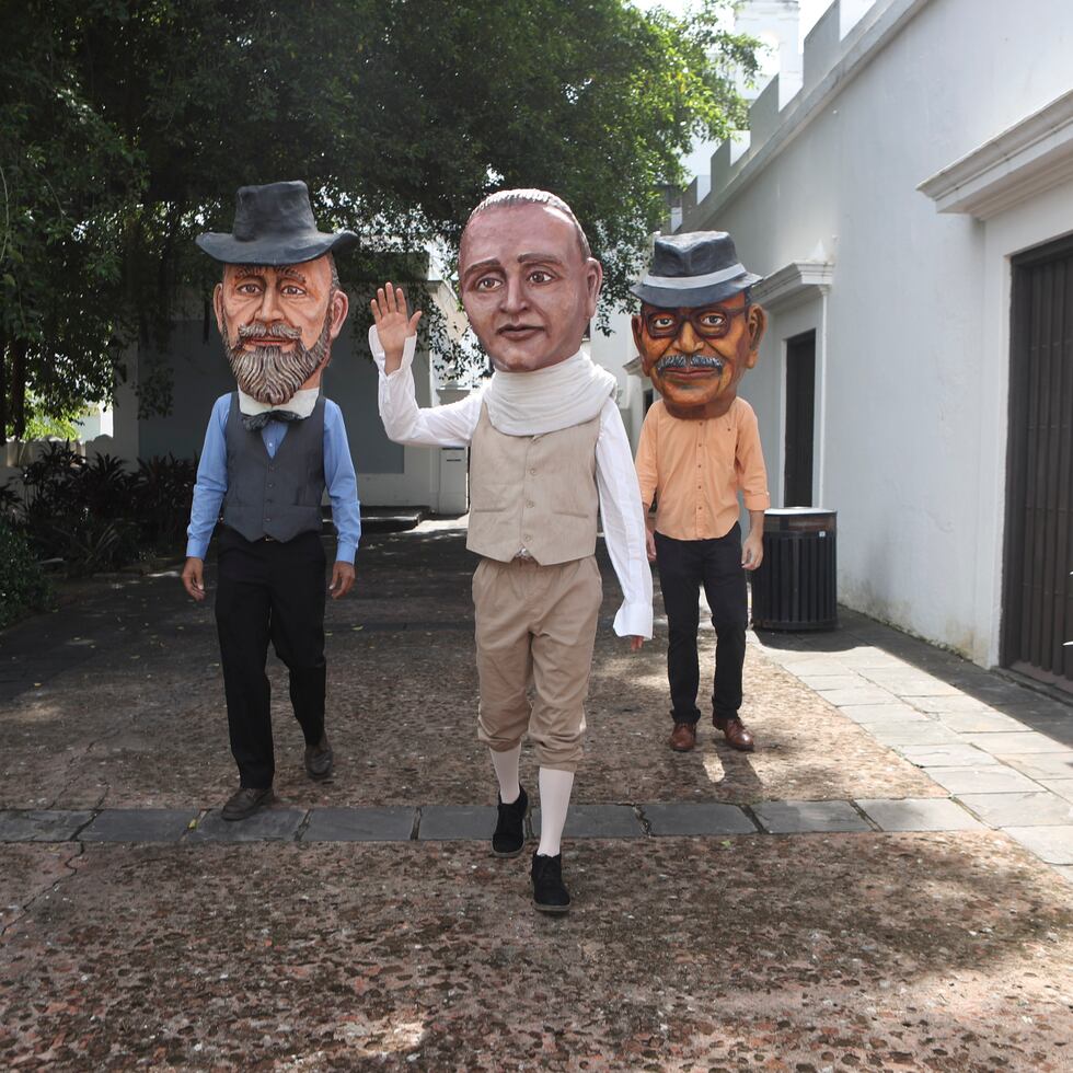 La Campechada, que será dedicada en esta décima edición a don Ricardo Alegría, contará con los cabezudos de Francisco Oller, José Campeche y Rafael Tufiño, a cargo del colectivo Agua, Sol y Sereno.
(FOTO: VANESSA SERRA DIAZ
vanessa.serra@gfrmedia.com)