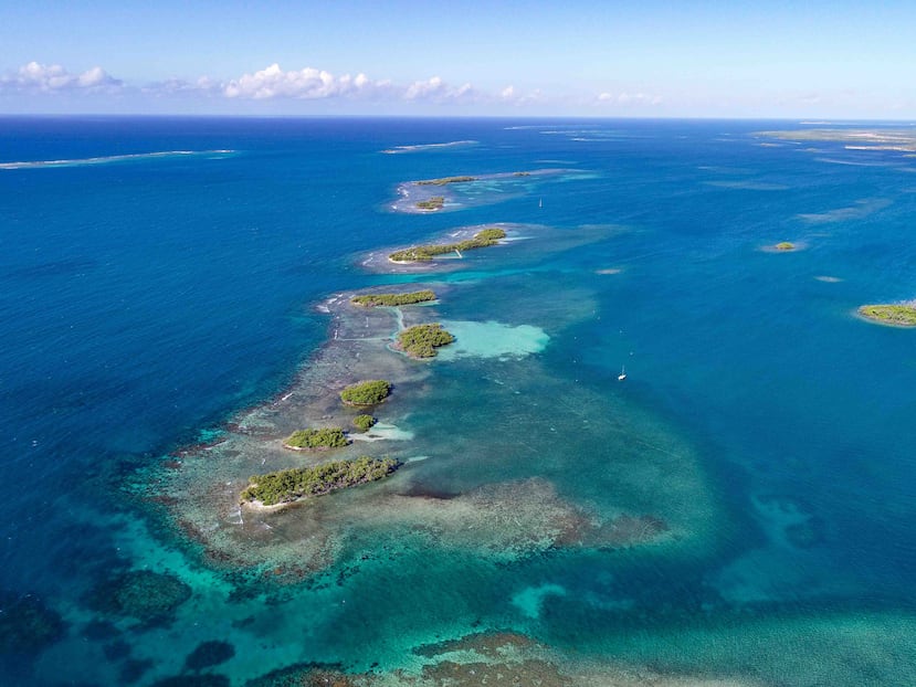 Cayo Caracoles, durante la actual cuarentena, en Semana Santa 2020.