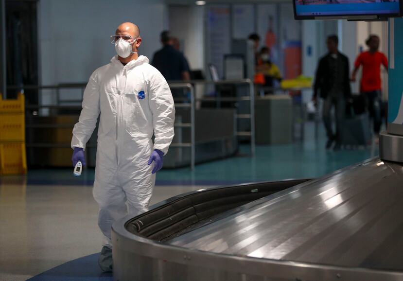 En la foto, una de las áreas de recogido de equipaje en el Aeropuerto Internacional Luis Muñoz Marín.