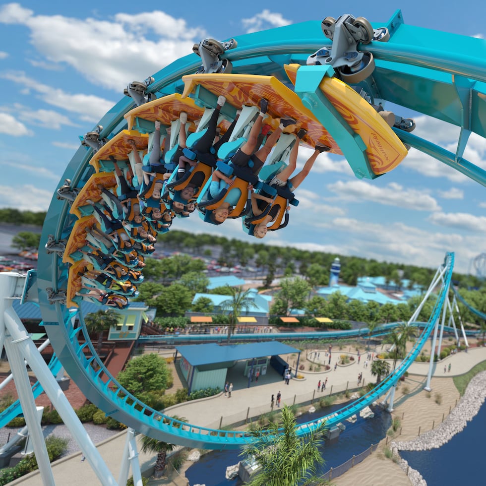 “Pipeline: The Surf Coaster”, estrenará en SeaWorld en 2023.