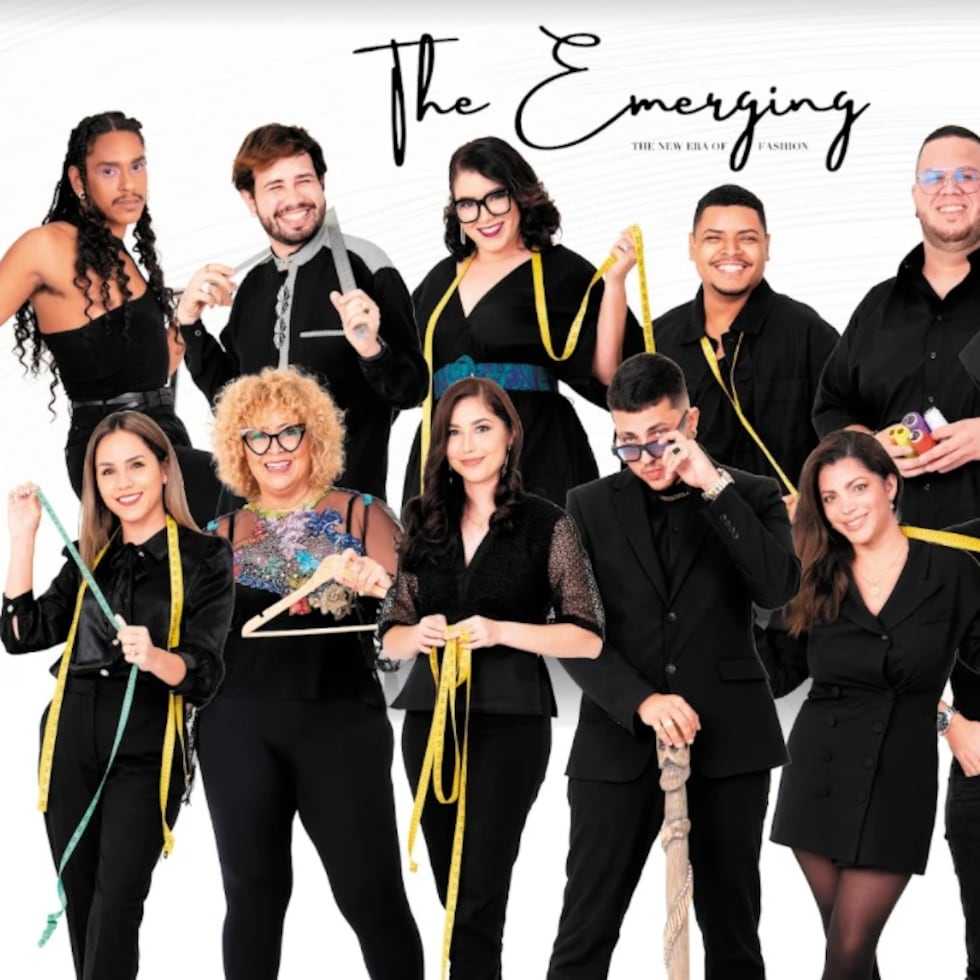 Los 12 diseñadores que se presentarán en la primera edición del evento “The Emerging”. (Foto: Suministrada)