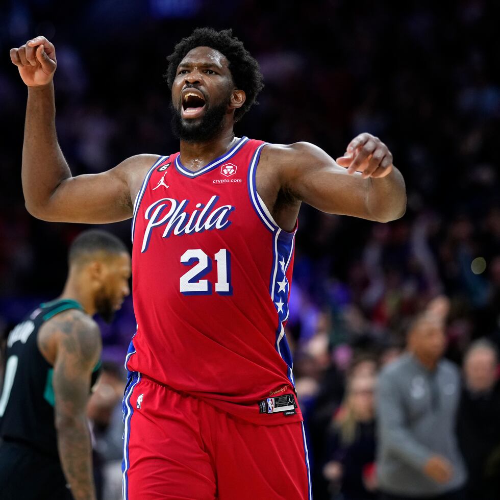 Joel Embiid, de los 76ers de Filadelfia, jugó 66 partidos esta temporada, promediando 33 puntos por partido.