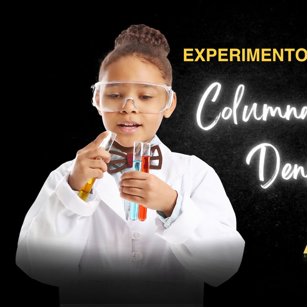 Los experimentos despiertan la curiosidad de los niños.