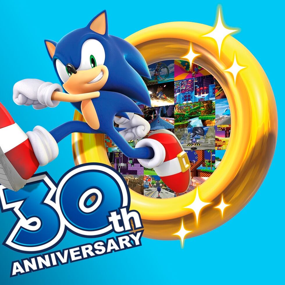 Sonic celebra su trigésimo aniversario.