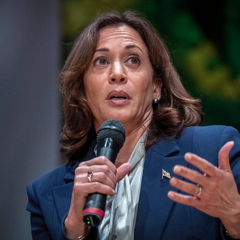 La vicepresidenta de Estados Unidos, Kamala Harris. (EFE/EPA/CRISTOBAL HERRERA-ULASHKEVICH / POOL)