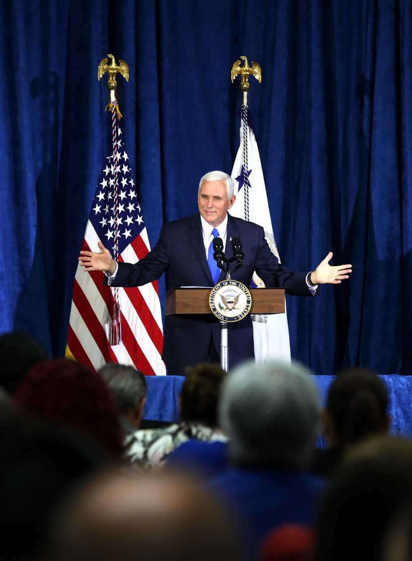 El vicepresidente Michael Pence hablará con el gobernador, funcionarios de FEMA y damnificados. (Especial para GFR Media / Carla D. Martínez)