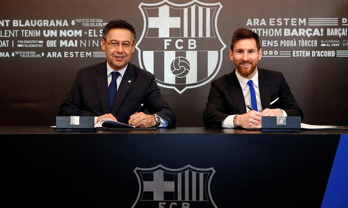 Messi firma su nuevo contrato con el Barcelona El Nuevo Día