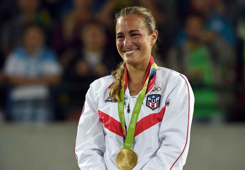 Mónica Puig ganó la medalla de oro de las Olimpiadas Rio 2016 tras derrotar a la actual número uno del mundo, Angelique Kerber.