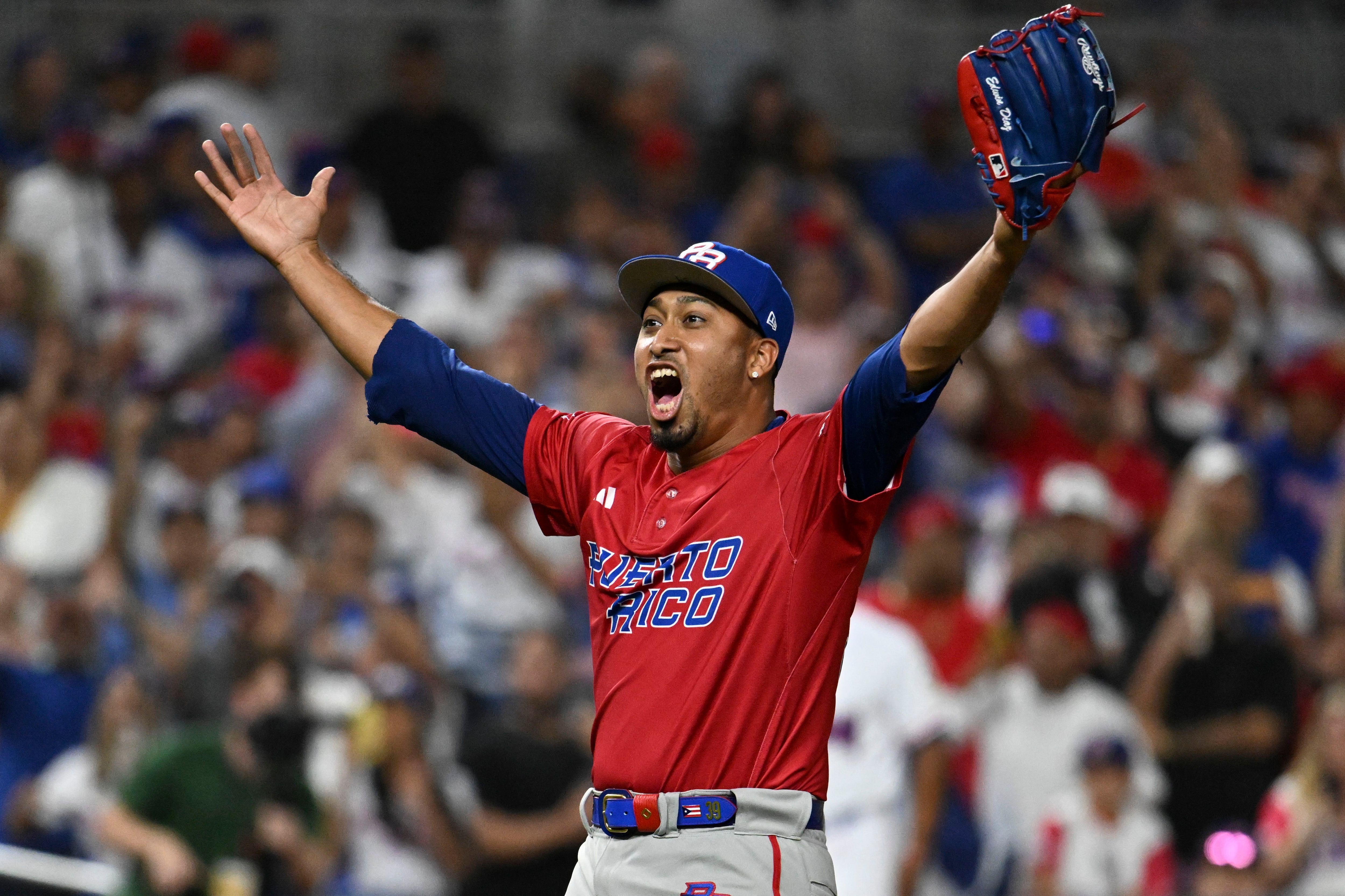 Fernando Cruz the RHP that will be starting the game for Puerto Rico, has a  Tattoo of the Dominican Republic on his left forearm : r/baseball