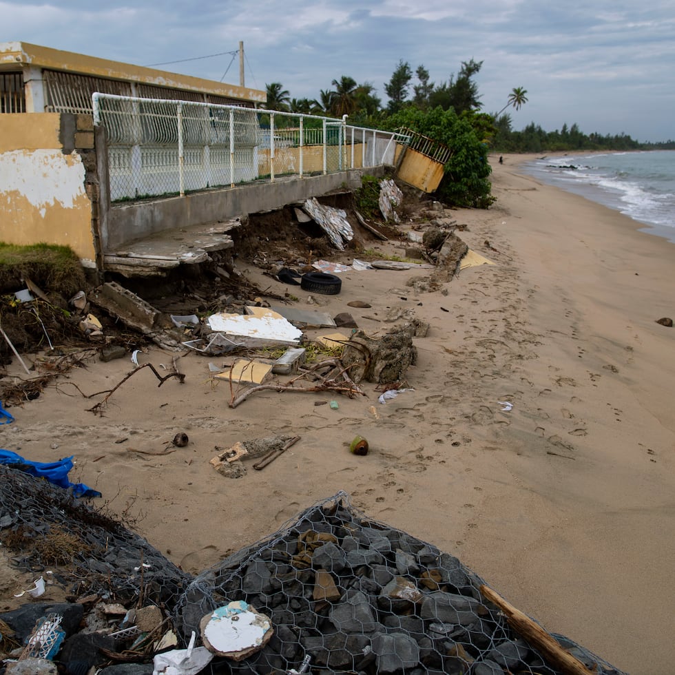 El cambio climático ha afectado zonas como las Parcelas Suárez, es una de las áreas más impactadas por erosión costera en Loíza.