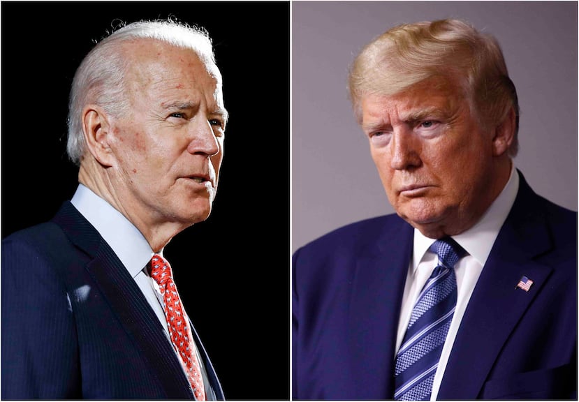 Joe Biden y Donald Trump (AP)