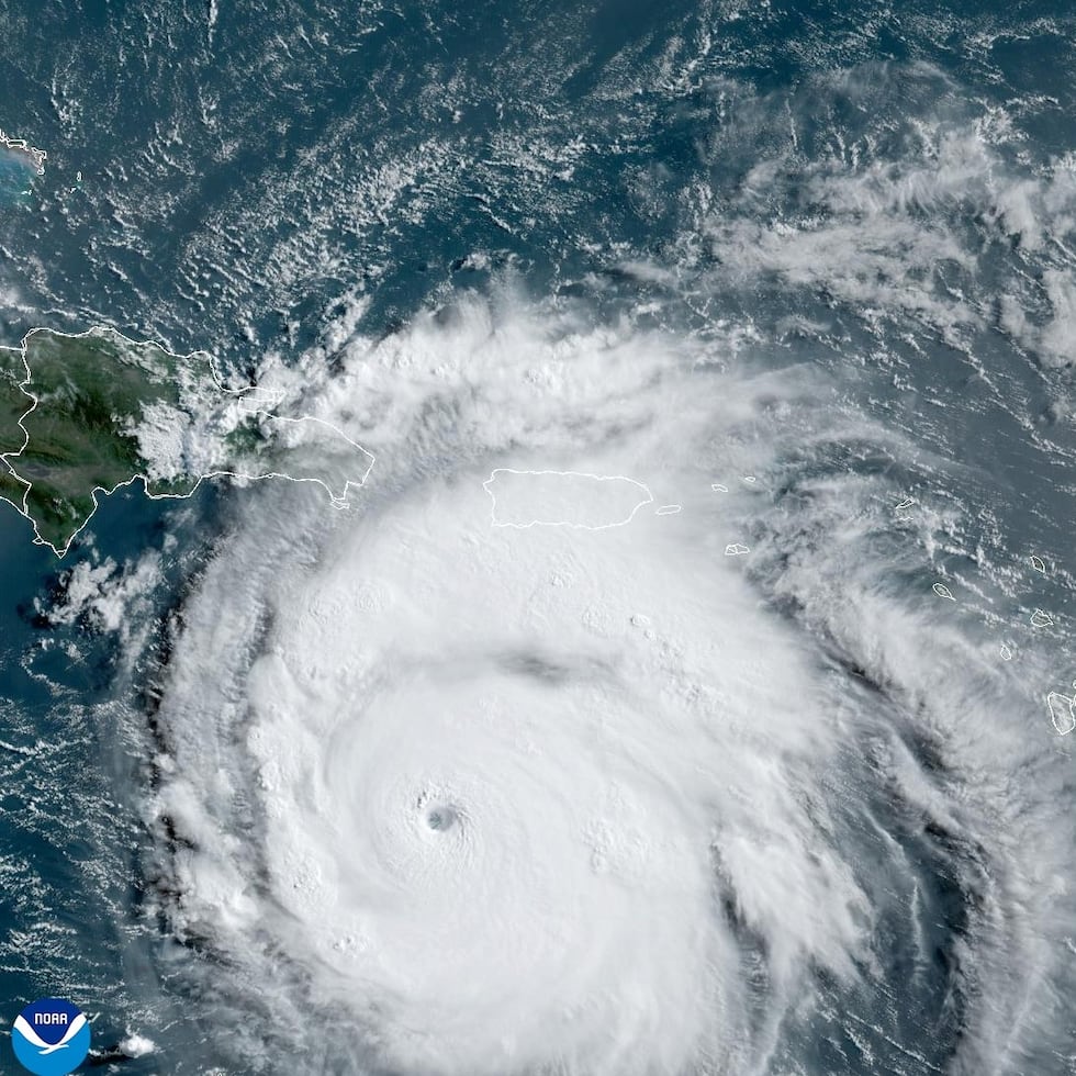 Imagen de satélite en la que se observa el huracán Beryl en el mar Caribe el 2 de junio de 2024.
