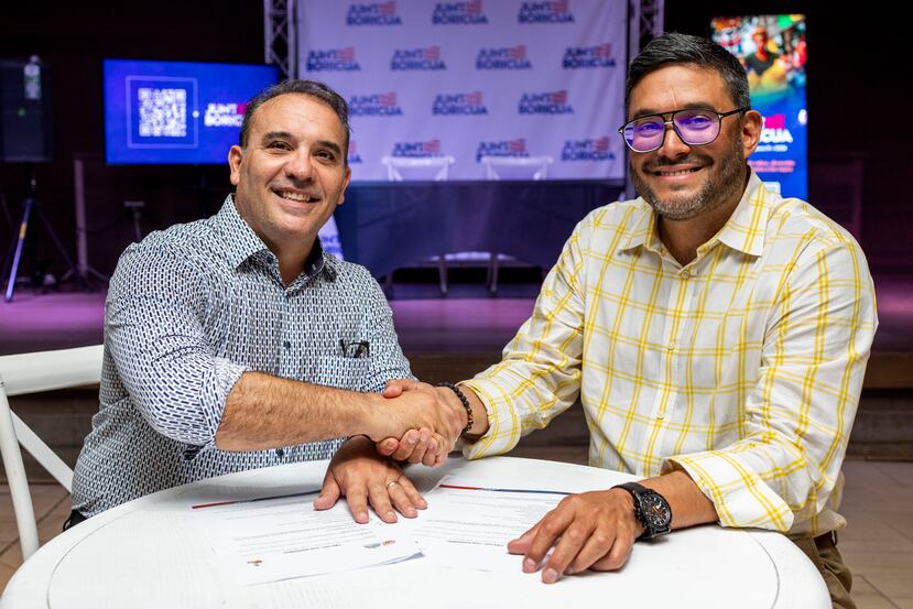 Pedro Zorrilla y Yum Ramos, presidente del FBPUR firmaron alianza para dar apoyo al Repechaje Olímpico.
