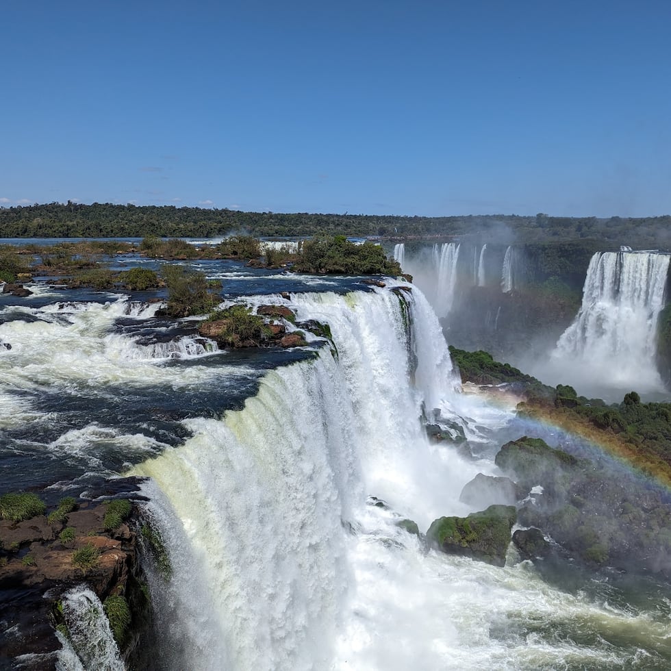 Cataratas de Iguazú desde Brasil.