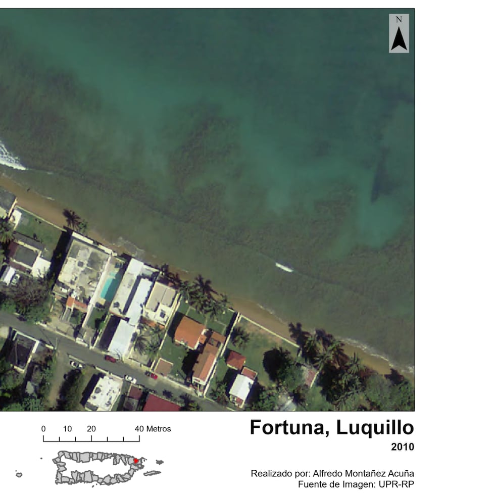 Las imágenes de 2010 fueron utilizadas para el análisis del primer Inventario de Playas de Puerto Rico.