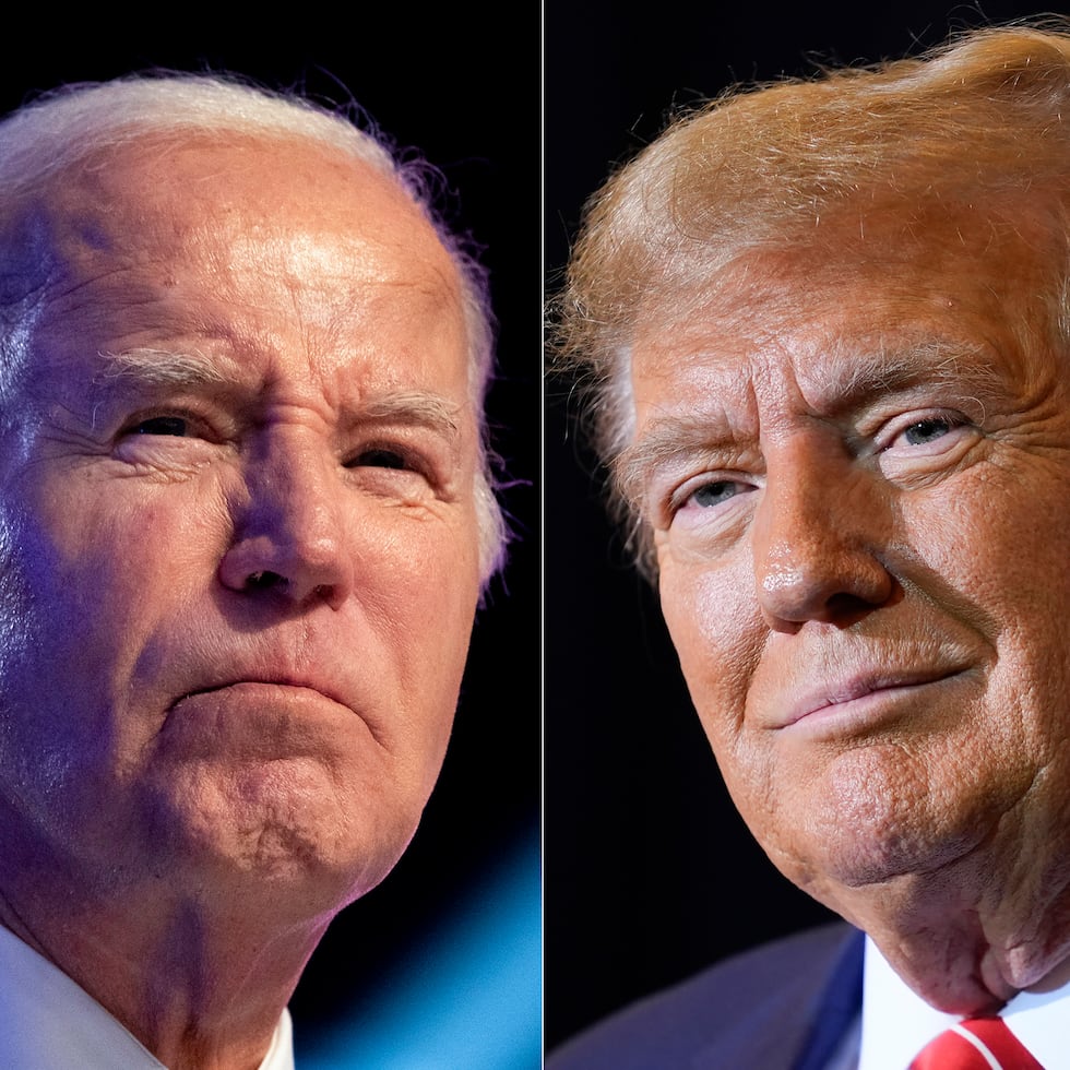 Allies of President Joe Biden (left) hope the president will remind the audience that Donald Trump is the first former U.S. president to be convicted of criminal charges.